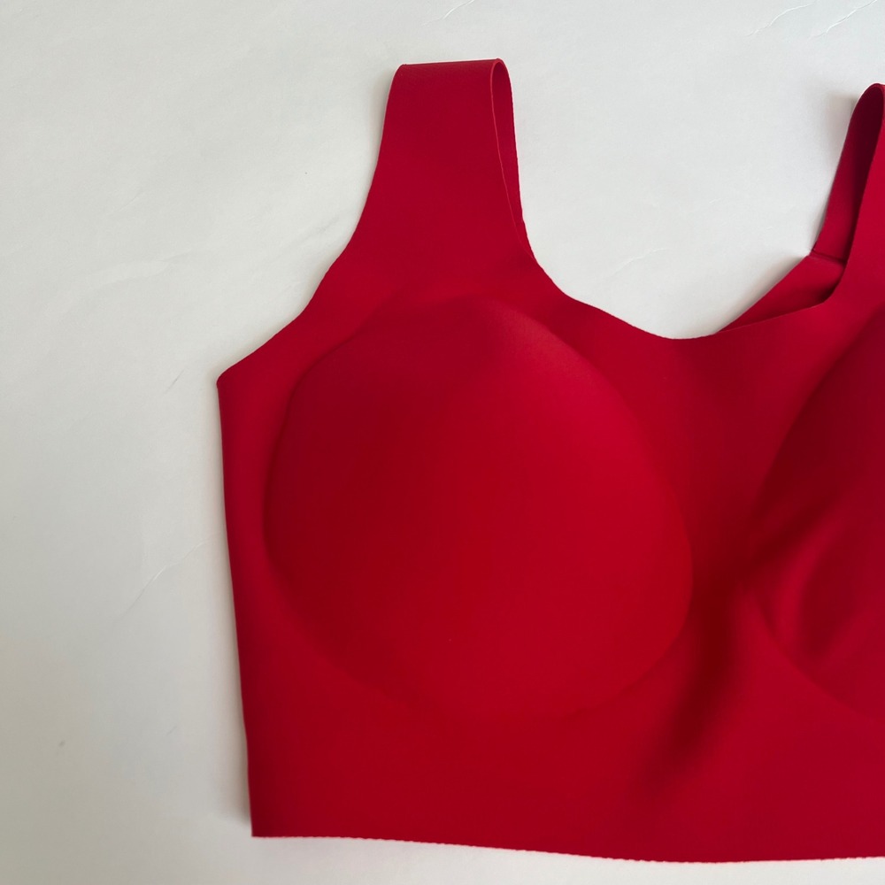 Victoria's Secret Red Seamless Lounge Bralette L-XXL New With Tags CC 86Q4 - Picture 3 of 9